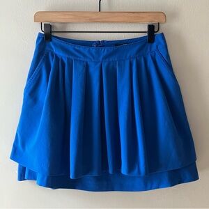 H&M Double Layer Pleated Mini Skirt